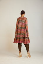 Load image into Gallery viewer, Olive Green V Neck A Line Dhoti Kurta Set