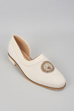 Load image into Gallery viewer, Off White Embroidered Peshawaris