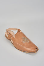 Load image into Gallery viewer, Brown Embroidered Peshawaris