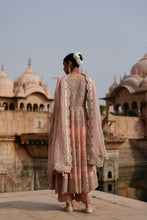 Load image into Gallery viewer, Mahrosh - Pink Kalidaar Anarkali Set with Palazzo & Dupatta