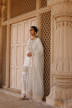 Load image into Gallery viewer, Ansha - Daisy Ivory Short Kurta Set with Salwar & Dupatta