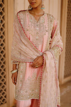 Load image into Gallery viewer, Elaya - Pink Short Kurta Set with Matching Salwar & Dupatta