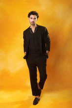 Load image into Gallery viewer, Black Shrug with Tshirt and Trouser