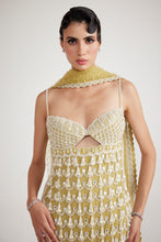 Load image into Gallery viewer, Fern Green Chandelier Pearl Drop Kurta Set