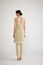 Load image into Gallery viewer, Fern Green Chandelier Pearl Drop Kurta Set