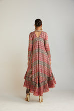 Load image into Gallery viewer, Charcoal Grey Asymmetrical Kurta Dhoti Set