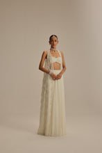 Load image into Gallery viewer, Off White Jacket Pearl and Mirror Jacket Set