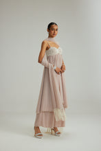Load image into Gallery viewer, Ash Pink Kurta Set