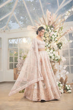 Load image into Gallery viewer, PINK RAWSILK EMBROIDERED LEHENGA