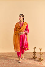Load image into Gallery viewer, Ziara - Hotpink Kurta with Dhoti