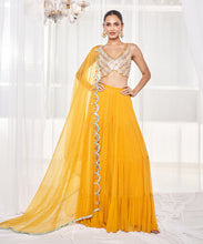 Load image into Gallery viewer, MUSTURD SHARARA SET