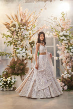 Load image into Gallery viewer, Lilac embellished lehenga