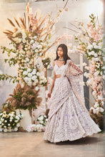 Load image into Gallery viewer, Lilac embellished lehenga