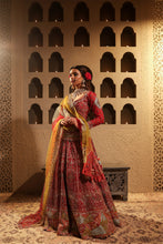 Load image into Gallery viewer, Maroon embroidered lehenga set