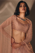 Load image into Gallery viewer, ONION PINK BRIDAL LEHENGA SET