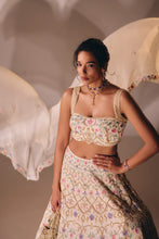 Load image into Gallery viewer, IVORY BRIDAL LEHENGA SET