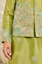 Load image into Gallery viewer, Green Alpine Waistcoat Set