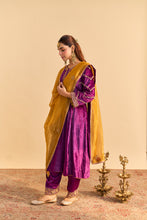 Load image into Gallery viewer, Azmiya - Deep Purple Chauga with Salwar