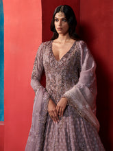 Load image into Gallery viewer, Anya Chikankari Kalidar Kurta And Lehenga Set