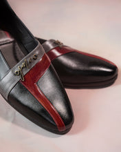 Load image into Gallery viewer, Black T-Strap Loafers