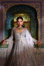 Load image into Gallery viewer, Silver Zardozi Lehenga Set