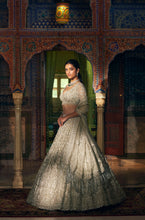 Load image into Gallery viewer, Silver Zardozi Lehenga Set