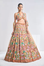 Load image into Gallery viewer, Caramel Multi-Coloured Lehenga Set