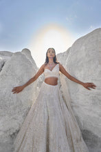 Load image into Gallery viewer, Ivory Pearl Lehenga Set