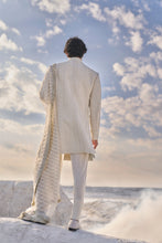 Load image into Gallery viewer, Cream Dori Sherwani Set