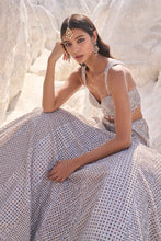 Load image into Gallery viewer, Coffee Silver Lehenga Set