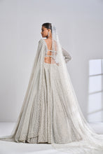 Load image into Gallery viewer, Silver Pearl Lehenga Set