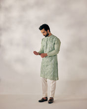 Load image into Gallery viewer, Duckegg Green kurta set