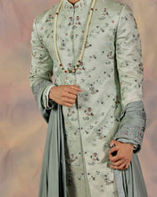 Load image into Gallery viewer, Eau de Nil Sherwani Set