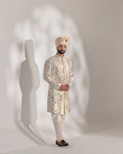 Load image into Gallery viewer, Ivory Ochre Sherwani