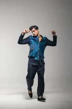 Load image into Gallery viewer, Midnight blue Bomber Jacket Set