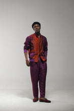 Load image into Gallery viewer, Orange+Purple Ombre Jacket