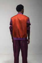 Load image into Gallery viewer, Orange+Purple Ombre Jacket