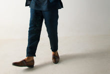 Load image into Gallery viewer, Peacock Green Marble Dye Trousers