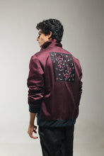 Load image into Gallery viewer, Black Stripes Bomber Jacket