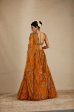 Load image into Gallery viewer, MUSTARD FLORAL LEHENGA SET
