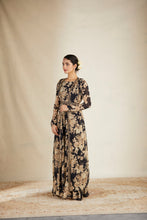 Load image into Gallery viewer, BLACK FLORAL JUMPSUIT SET