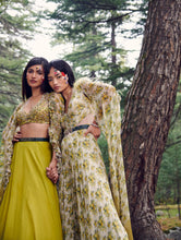 Load image into Gallery viewer, Sweet Meadow Chiffon Lehenga Set