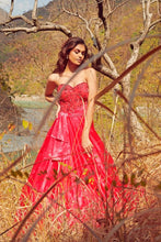 Load image into Gallery viewer, Fuchsia Satin Gown