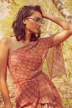 Load image into Gallery viewer, Demure Chiffon Sari Gown