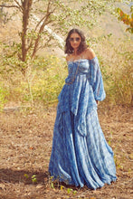 Load image into Gallery viewer, Blue Chiffon Co-Ord Sets
