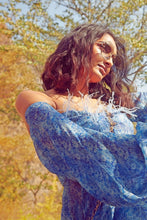 Load image into Gallery viewer, Blue Chiffon Co-Ord Sets