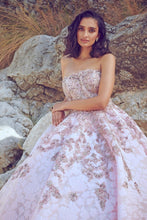 Load image into Gallery viewer, Pink Organza Gown
