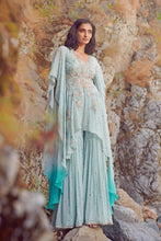 Load image into Gallery viewer, Riviera Chiffon Kurta-Sharara Set