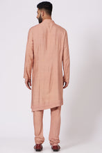 Load image into Gallery viewer, Old rose Shoulder buttoned Kurta set