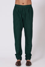 Load image into Gallery viewer, Emerald Green Shoulder buttoned Kurta set